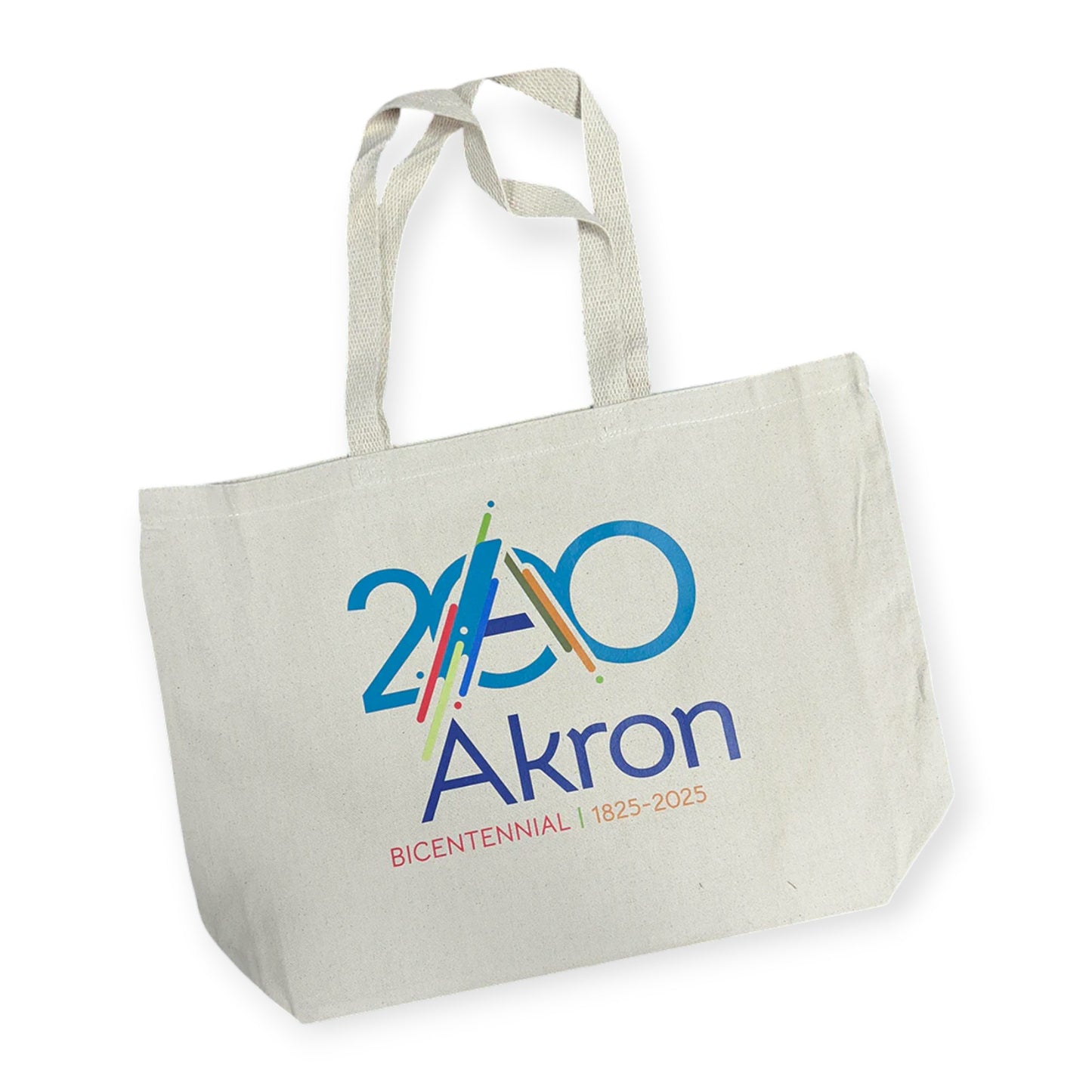 Official City of Akron Bicentennial Canvas Bag