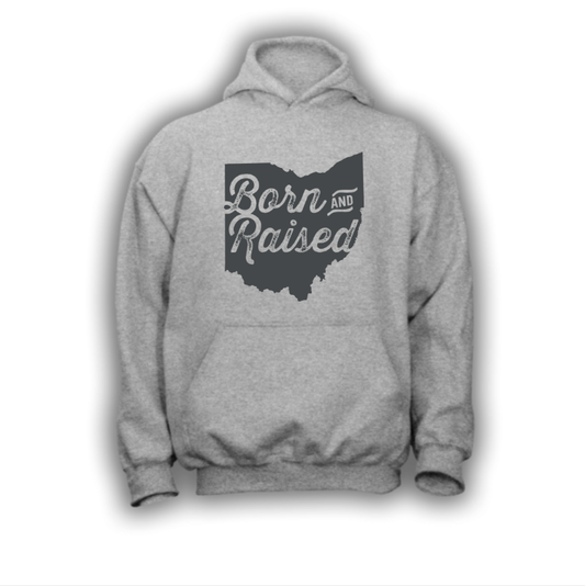 Born and Raised Pullover Hoodie (graphite)