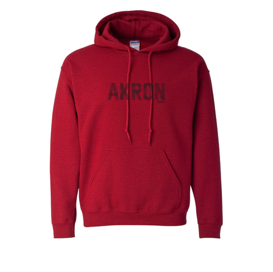 Akron Tread Pullover Hoodie (black)