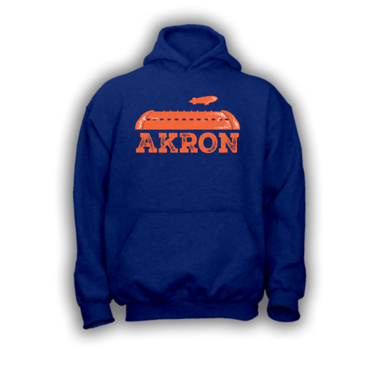 Akron Blimp Hangar Pullover Hoodie