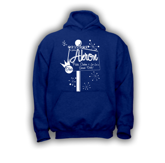 Welcome to Fabulous Akron Retro Pullover Hoodie