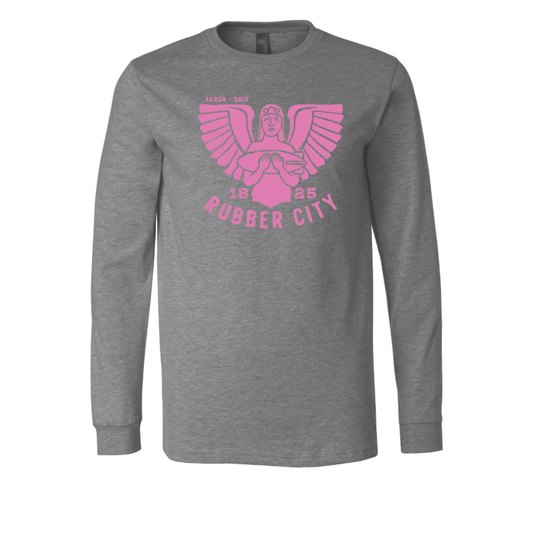 Rubber City Fulton Angel Long Sleeve T-Shirt (pink)