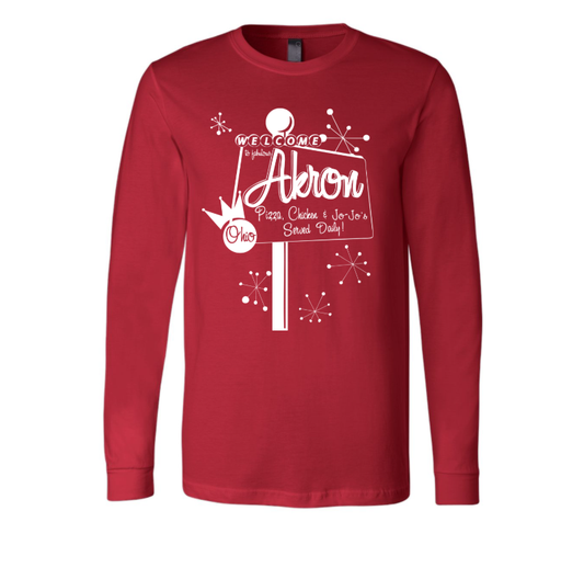 Welcome to Fabulous Akron Retro Long Sleeve T-Shirt