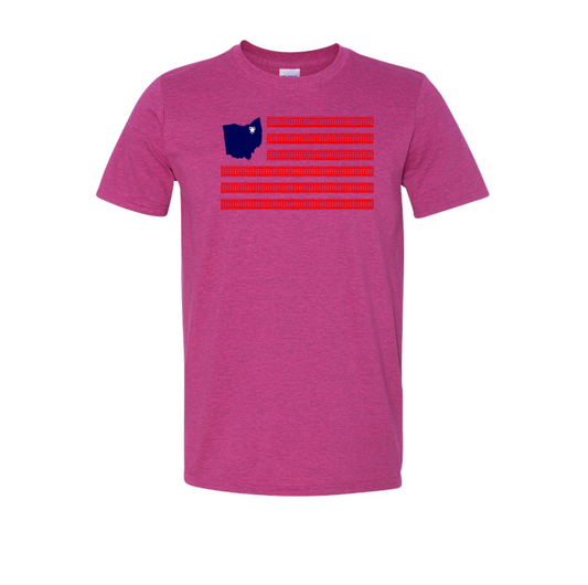 Rubber City Clothing Flag T-Shirt