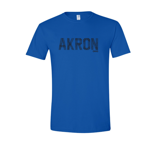 Akron Tread Design T-Shirt (black)