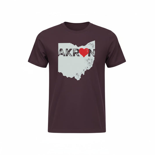 Akron Heart Tee