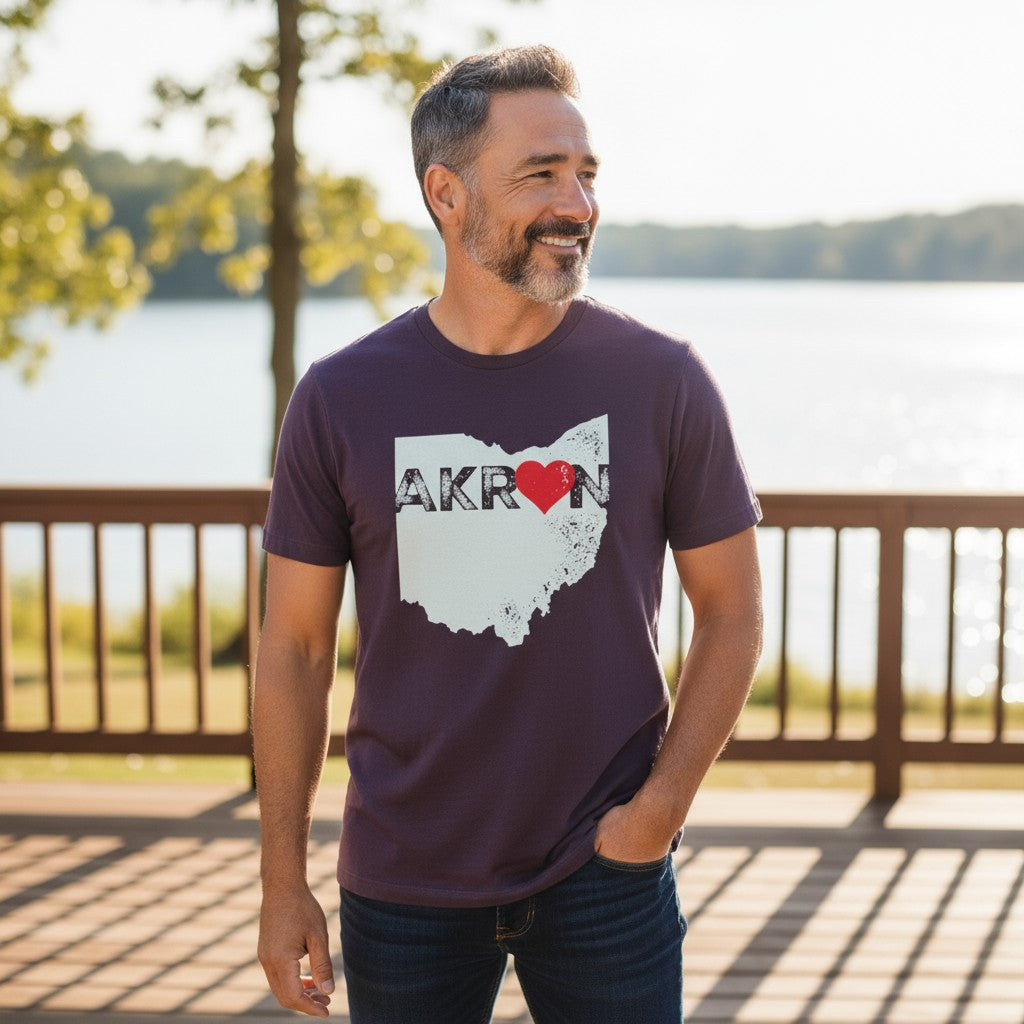Akron Heart Tee