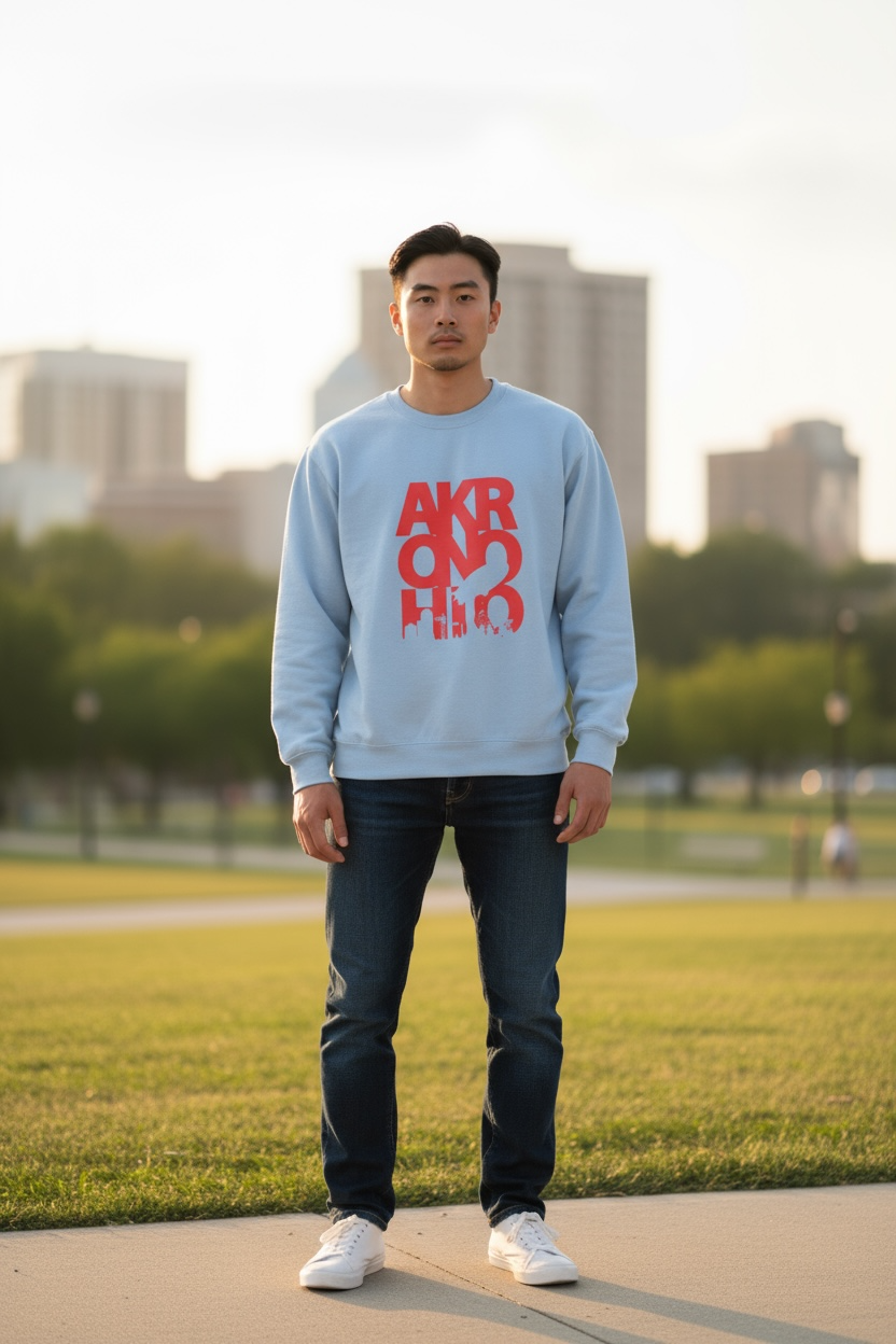 Akron Stacked Crew Neck