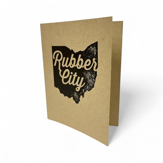 Rubber City Greeting Card