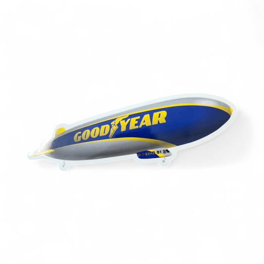 Goodyear Blimp Sticker - 6" x 2"