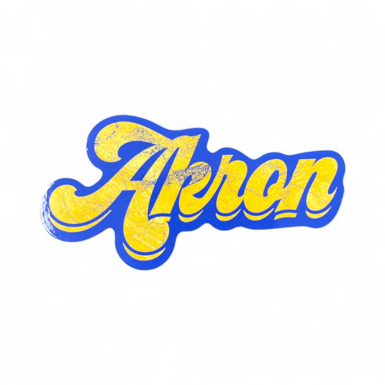 Vintage Akron Sticker - 4.25" x 2"