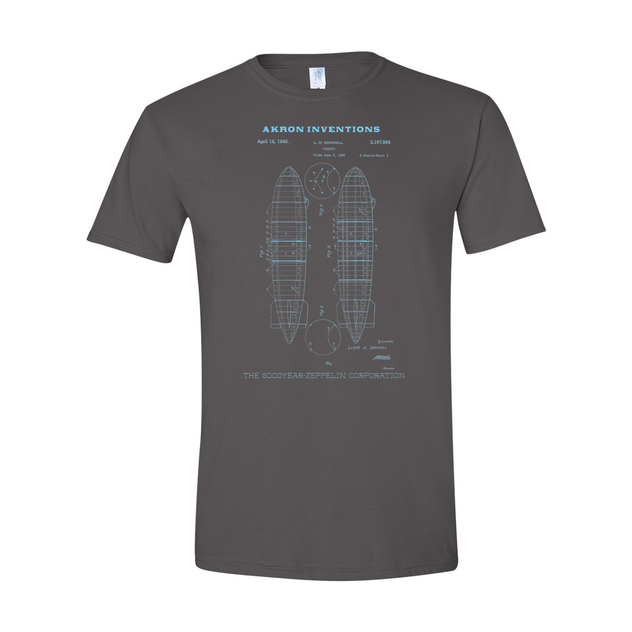 Akron Inventions Airship Tee