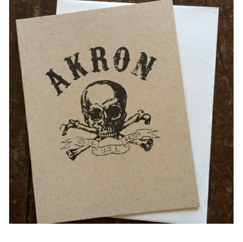 Akron Survival Greeting Card