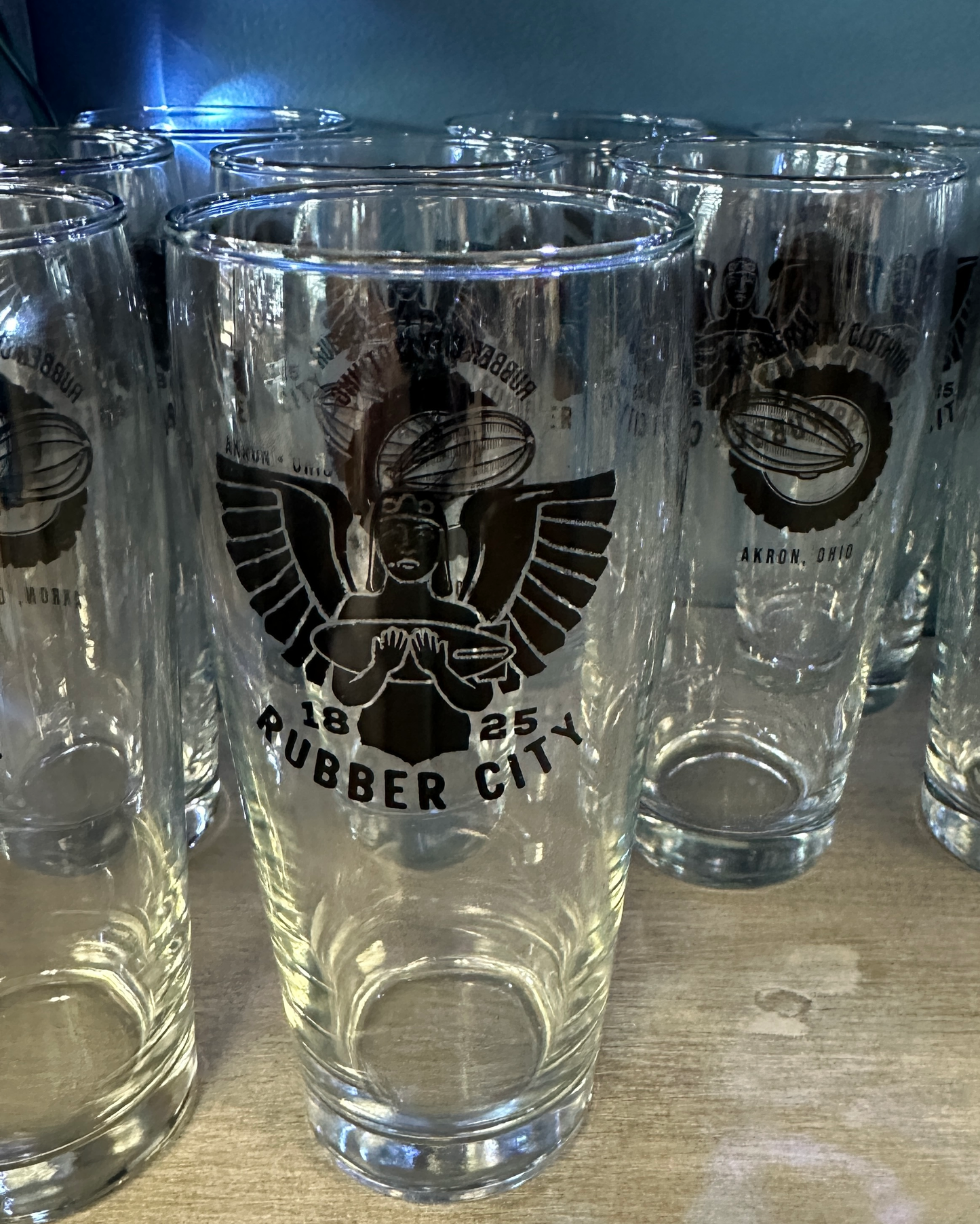 12oz Beer Glass Fulton Angel + RCC Logo
