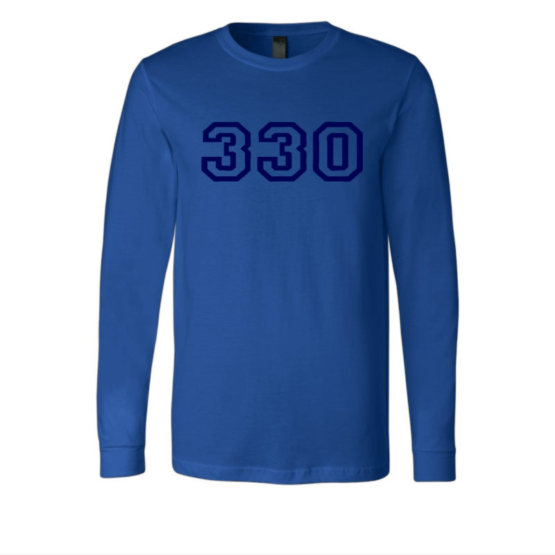 The 330 Long Sleeve T-Shirt (navy)