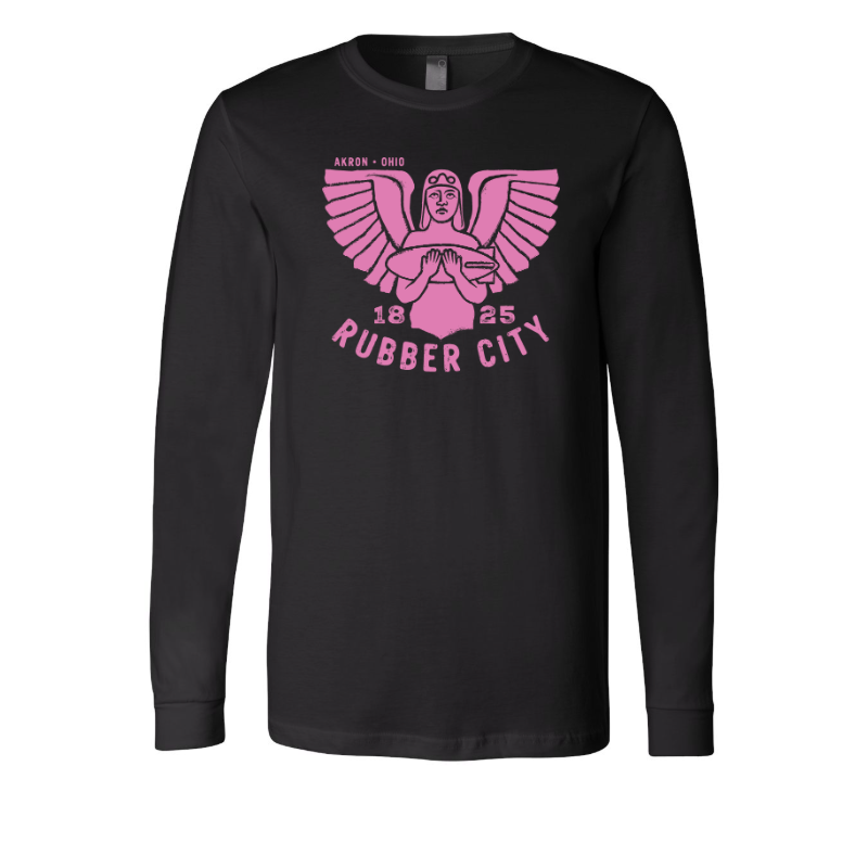 Rubber City Fulton Angel Long Sleeve T-Shirt (pink)