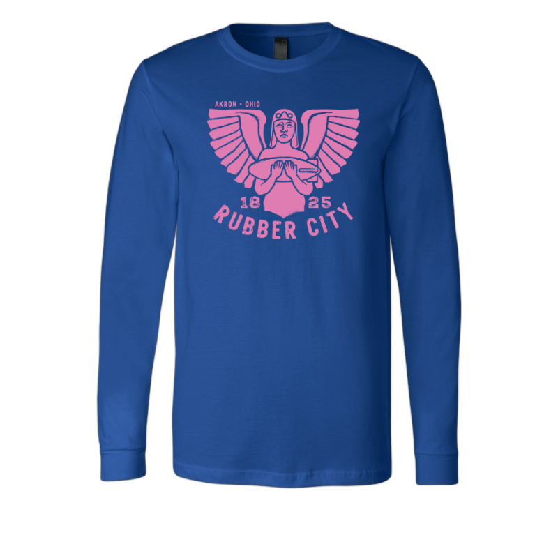 Rubber City Fulton Angel Long Sleeve T-Shirt (pink)