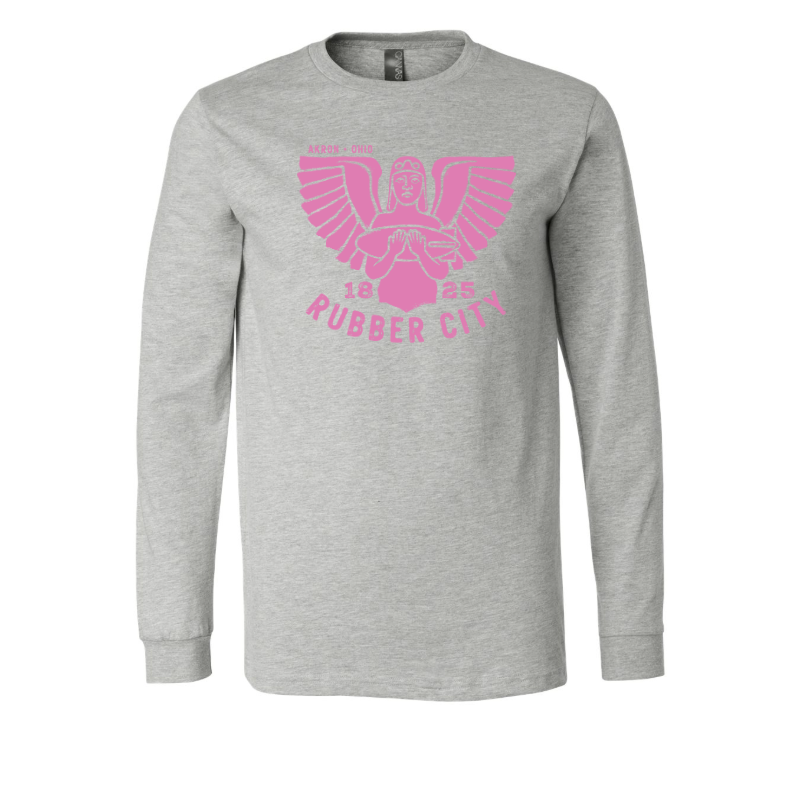 Rubber City Fulton Angel Long Sleeve T-Shirt (pink)