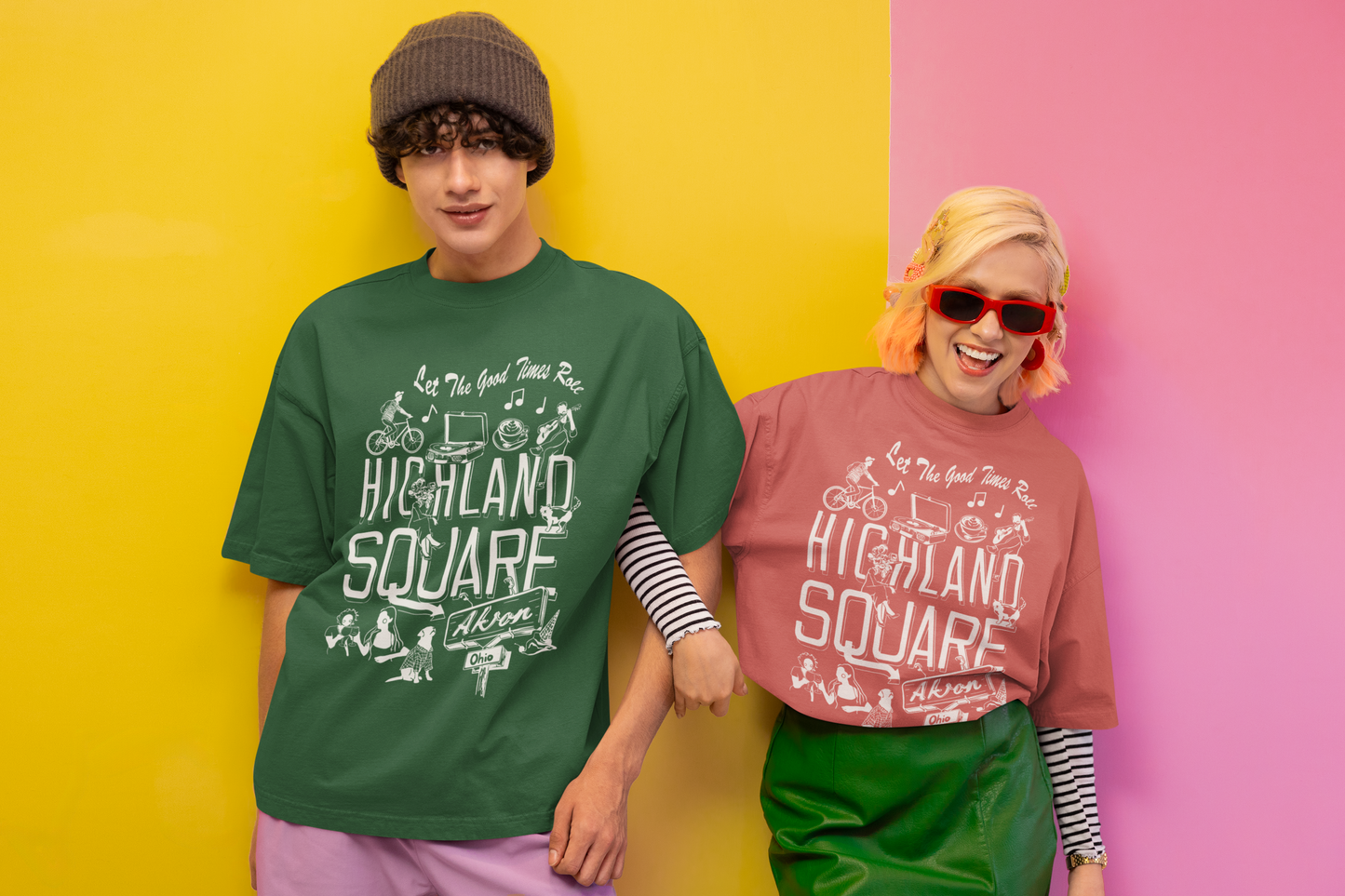 Highland Square Design in white